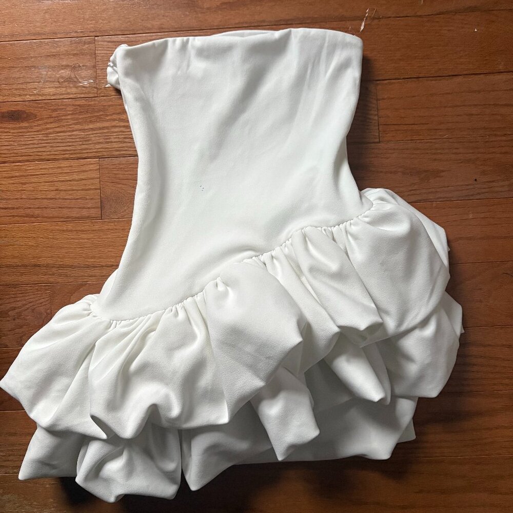 Peppermayo Marie Mini Dress White